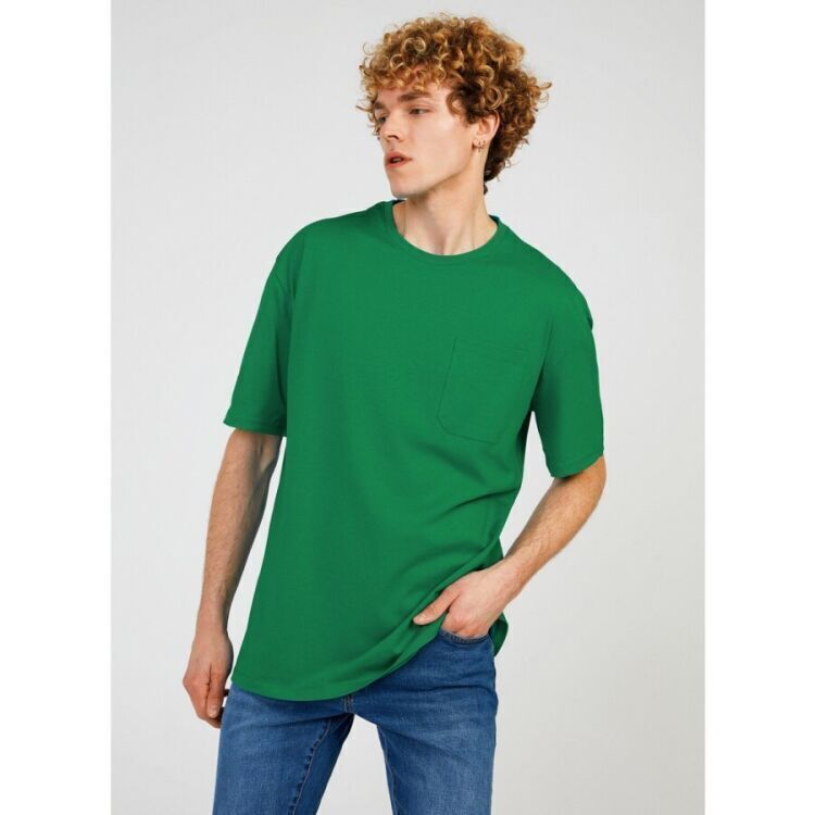 The Crow KNOX HALF-RELAX TEE Yeşil Erkek Tshirt - The Crow