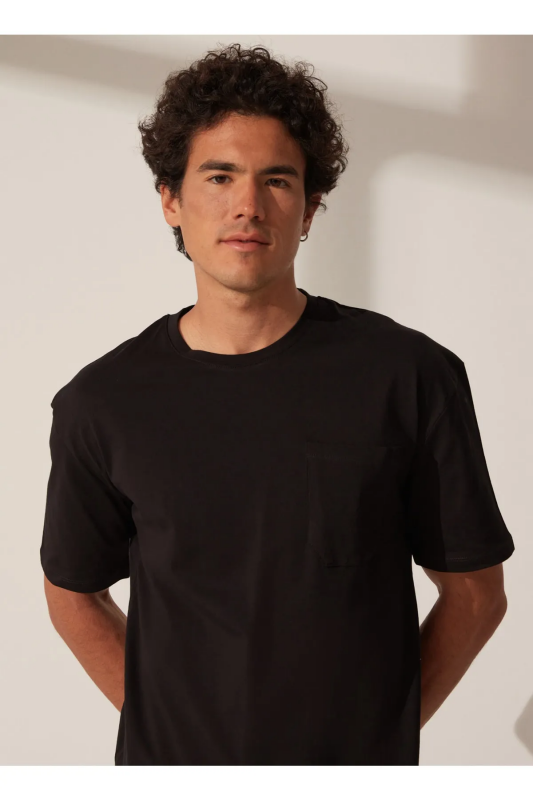 The Crow KNOX HALF-RELAX TEE SİYAH Erkek Tshirt - 5