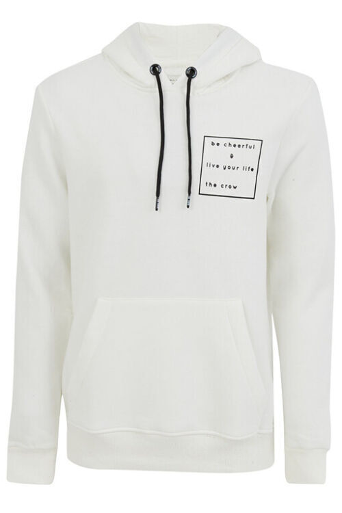 The Crow MOTTO Bej Erkek Sweatshirt - 5