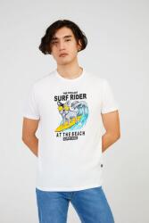 The Crow SURF TEE BEYAZ Erkek Tshirt - 4
