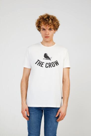 The Crow THE CROW LOGO TEE BEYAZ Erkek Tshirt - 1