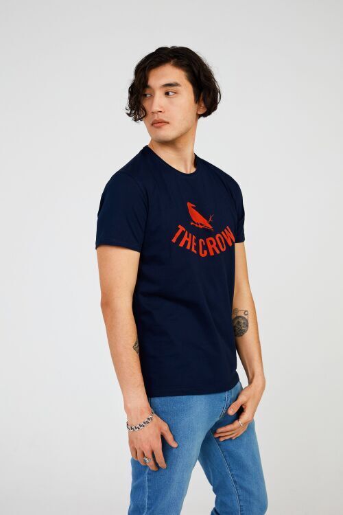 The Crow THE CROW LOGO TEE LACİVERT Erkek Tshirt - 1