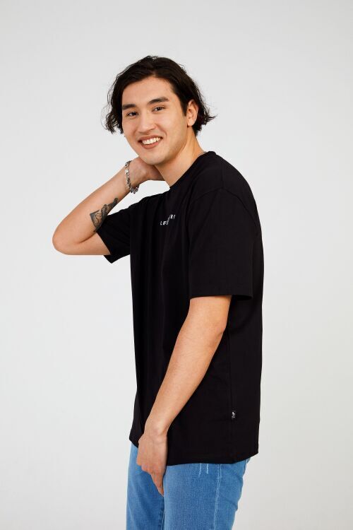 The Crow TRAIL HALF-RELAX TEE SİYAH Erkek Tshirt - 8