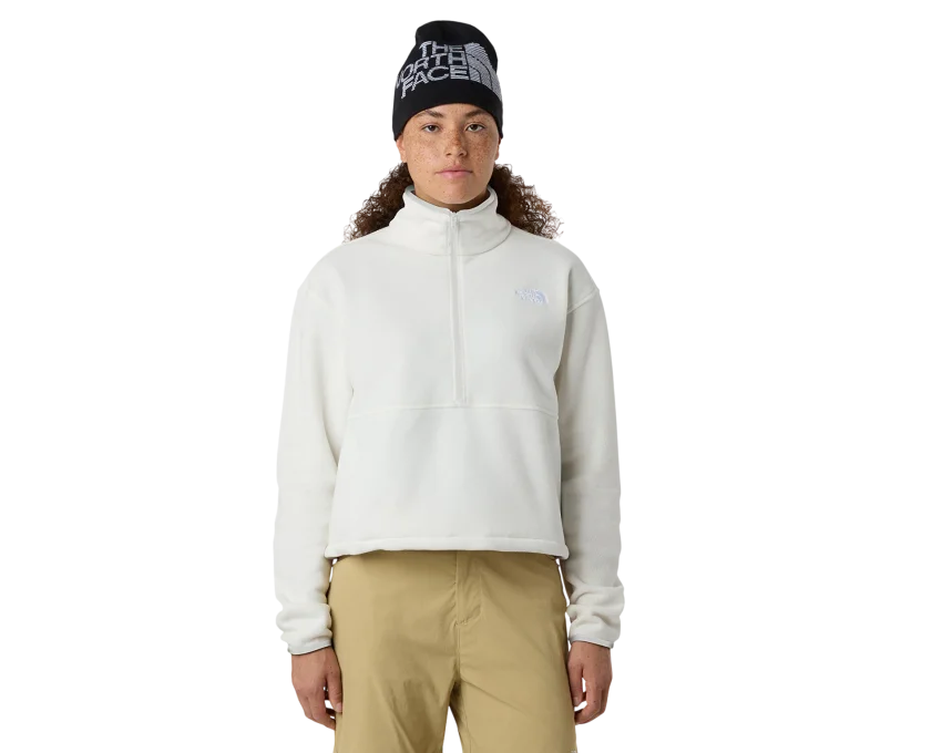 The North Face Glacier Fleece 1/2 Zip Beyaz Kadın Polar - 1
