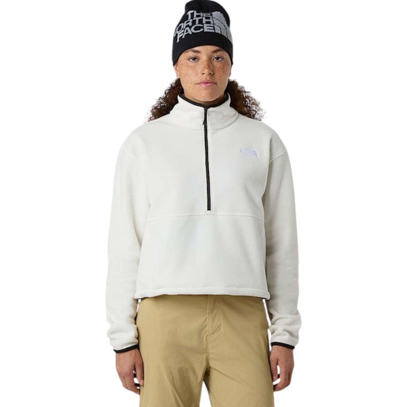 The North Face Glacier Fleece 1/2 Zip Beyaz Kadın Polar - 1