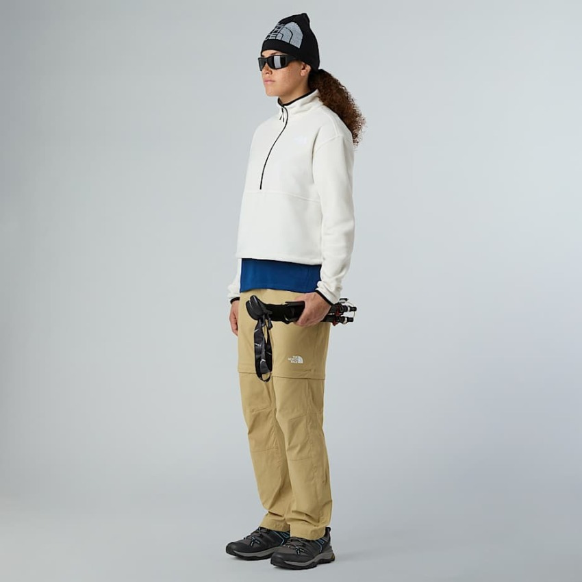 The North Face Glacier Fleece 1/2 Zip Beyaz Kadın Polar - 2