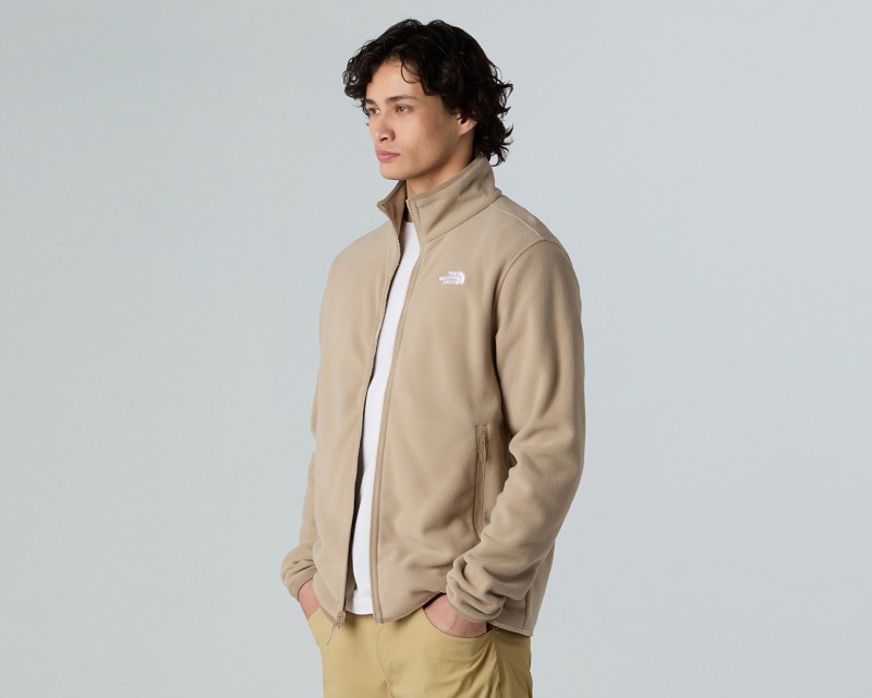 The North Face Glacier Fleece Bej Erkek Polar - 3