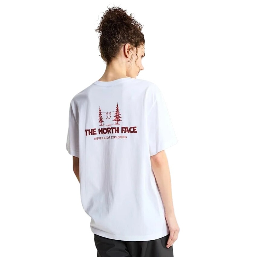 The North Face M Camping Relaxed Short Sleeve Tee-Graph Beyaz Erkek Tshirt - 2