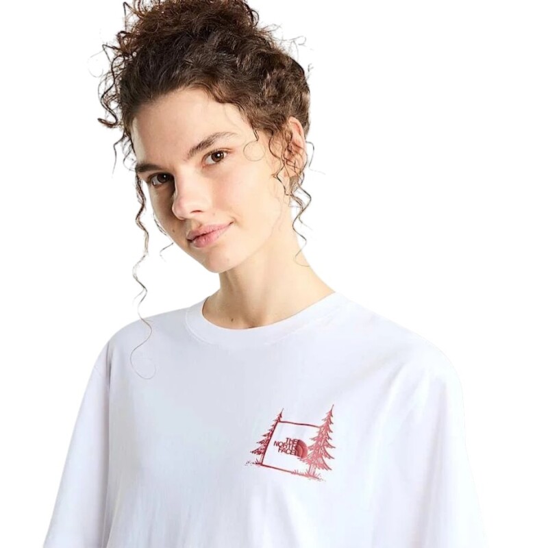 The North Face M Camping Relaxed Short Sleeve Tee-Graph Beyaz Erkek Tshirt - 3