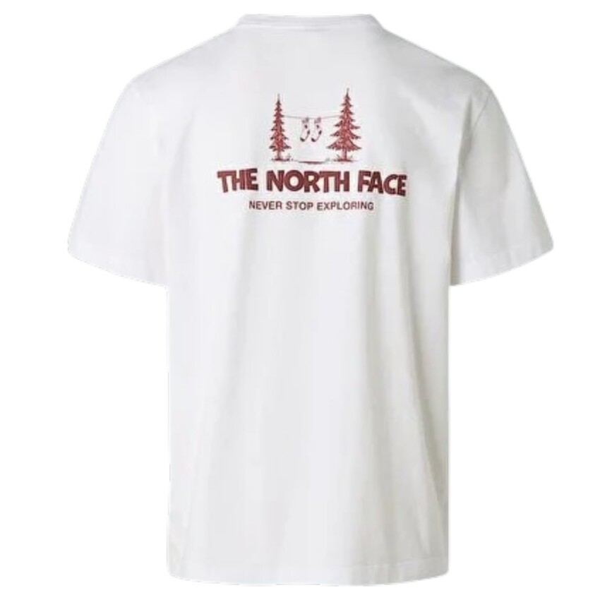 The North Face M Camping Relaxed Short Sleeve Tee-Graph Beyaz Erkek Tshirt - 8