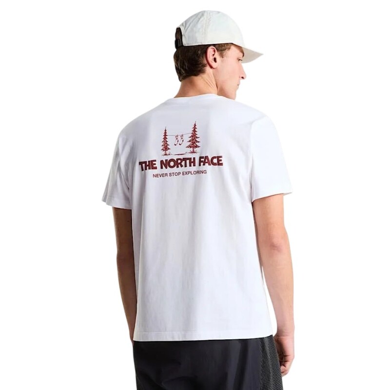 The North Face M Camping Relaxed Short Sleeve Tee-Graph Beyaz Erkek Tshirt - 9