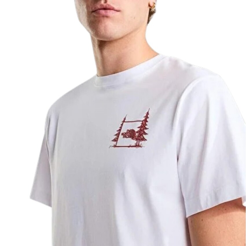 The North Face M Camping Relaxed Short Sleeve Tee-Graph Beyaz Erkek Tshirt - 11
