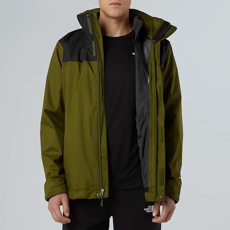 The North Face M Evolve II Triclimate - EU Haki Erkek Mont - 4