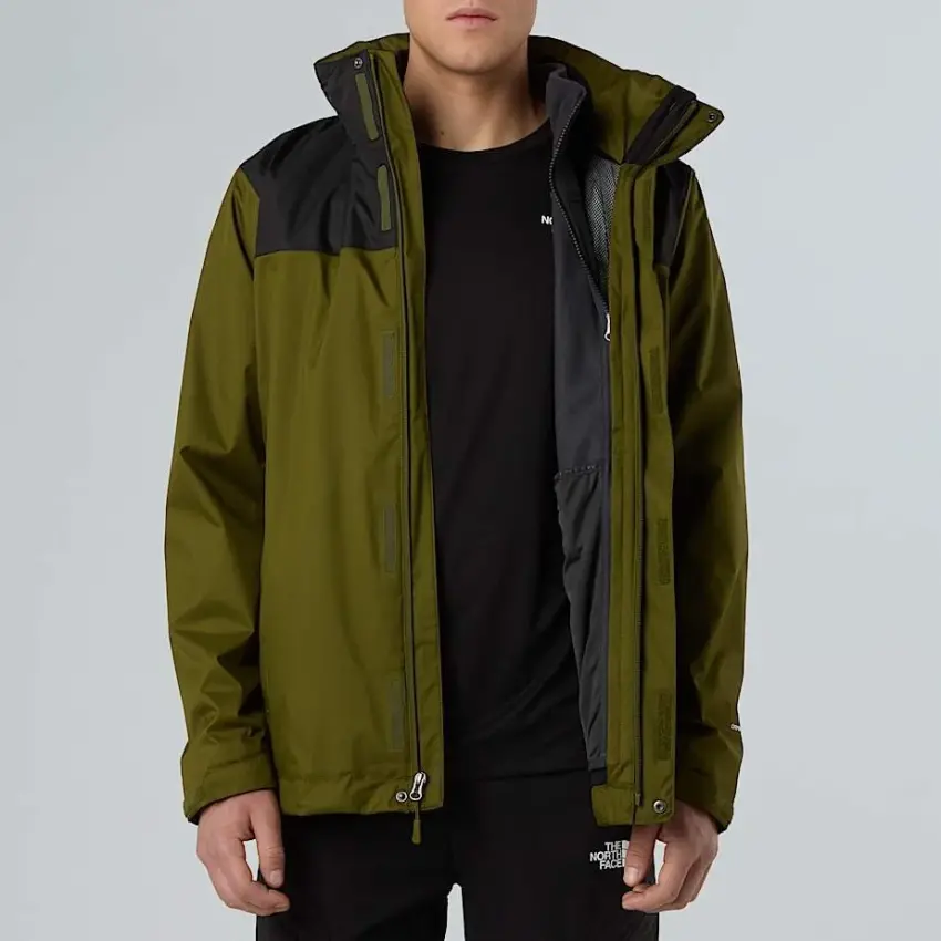 The North Face M Evolve II Triclimate - EU Haki Erkek Mont - 4