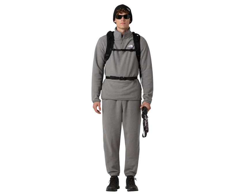 The North Face M Glacier Fleece 1/4 Zip Gri Erkek Polar - 3