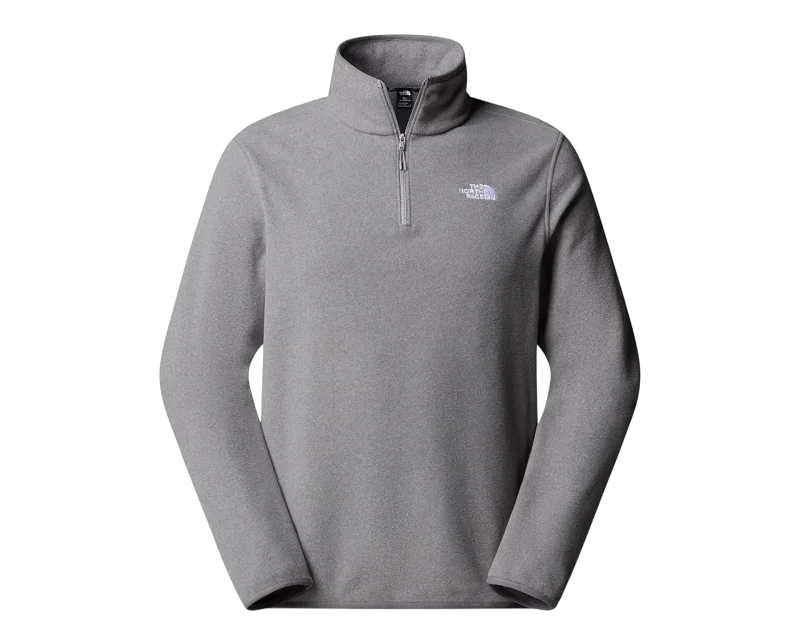 The North Face M Glacier Fleece 1/4 Zip Gri Erkek Polar - 4