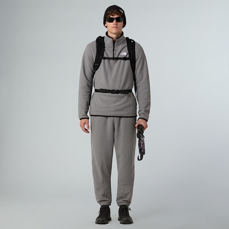 The North Face M Glacier Fleece 1/4 Zip Gri Erkek Polar - 2