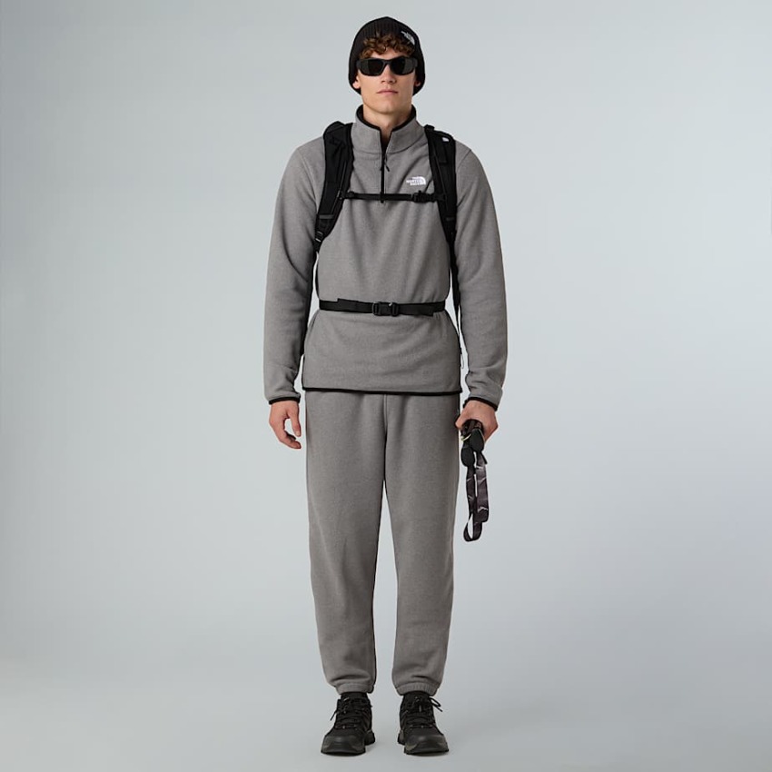 The North Face M Glacier Fleece 1/4 Zip Gri Erkek Polar - 2