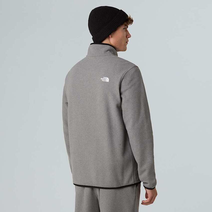 The North Face M Glacier Fleece 1/4 Zip Gri Erkek Polar - 3