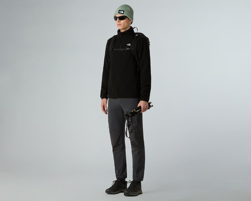 The North Face M Glacier Fleece 1/4 Zip Jacket Siyah Erkek Polar - 3
