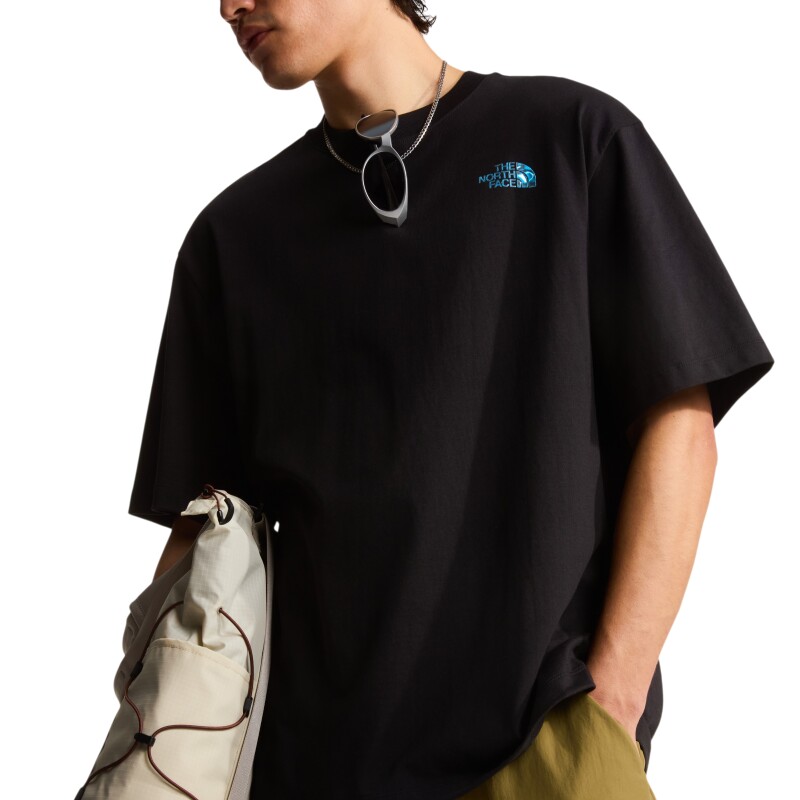 The North Face M Liquid Box Nse Oversize Sleeve T Siyah Erkek Tshirt - 6