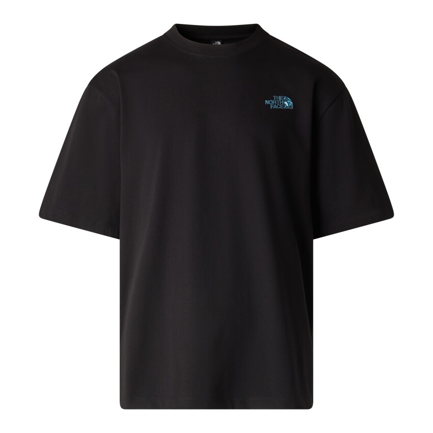 The North Face M Liquid Box Nse Oversize Sleeve T Siyah Erkek Tshirt - 7