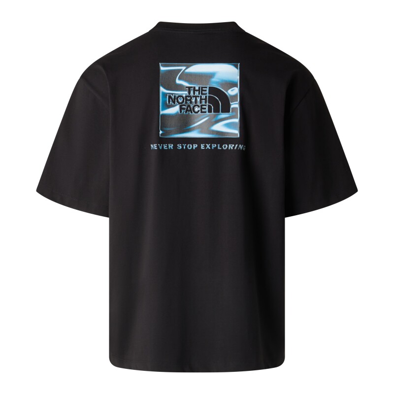 The North Face M Liquid Box Nse Oversize Sleeve T Siyah Erkek Tshirt - 9