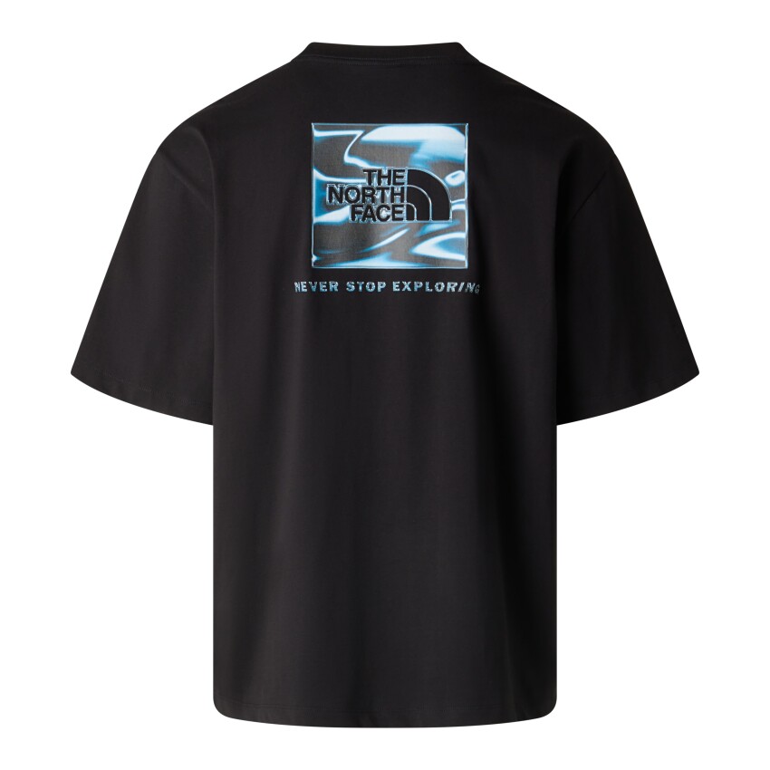 The North Face M Liquid Box Nse Oversize Sleeve T Siyah Erkek Tshirt - 9