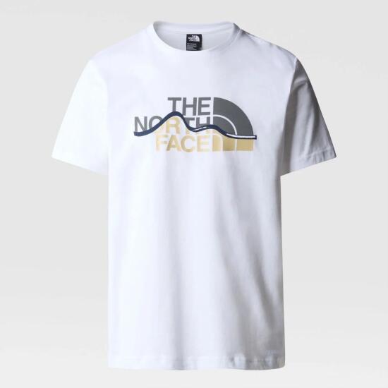 The North Face M S/S MOUNTAIN LINE TEE BEYAZ Erkek Tshirt - 5