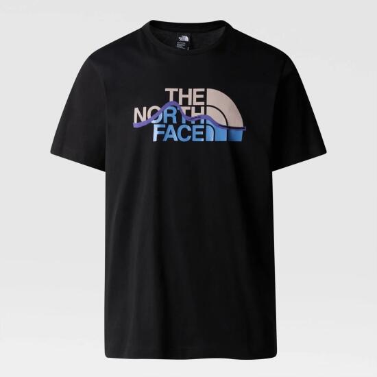 The North Face M S/S MOUNTAIN LINE TEE SİYAH Erkek Tshirt - 5