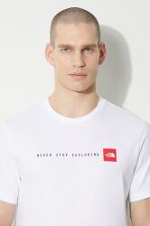 The North Face M S/S NEVER STOP EXPLORING TEE BEYAZ Erkek Tshirt - 5