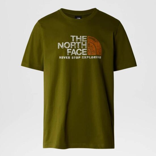 The North Face M S/S RUST 2 TEE Haki Erkek Tshirt - 5