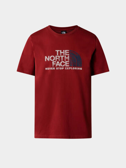 The North Face M S/S RUST 2 TEE KIRMIZI Erkek Tshirt - 2
