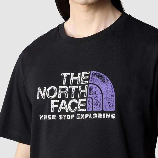 The North Face M S/S RUST 2 TEE SİYAH Erkek Tshirt - 3