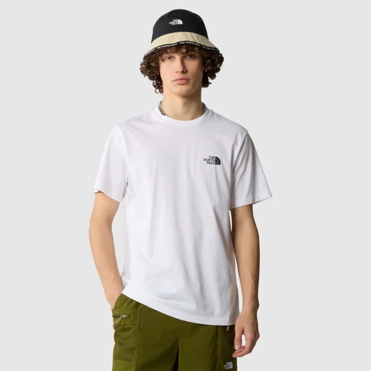 The North Face M S/S SIMPLE DOME TEE BEYAZ Erkek Tshirt - 1