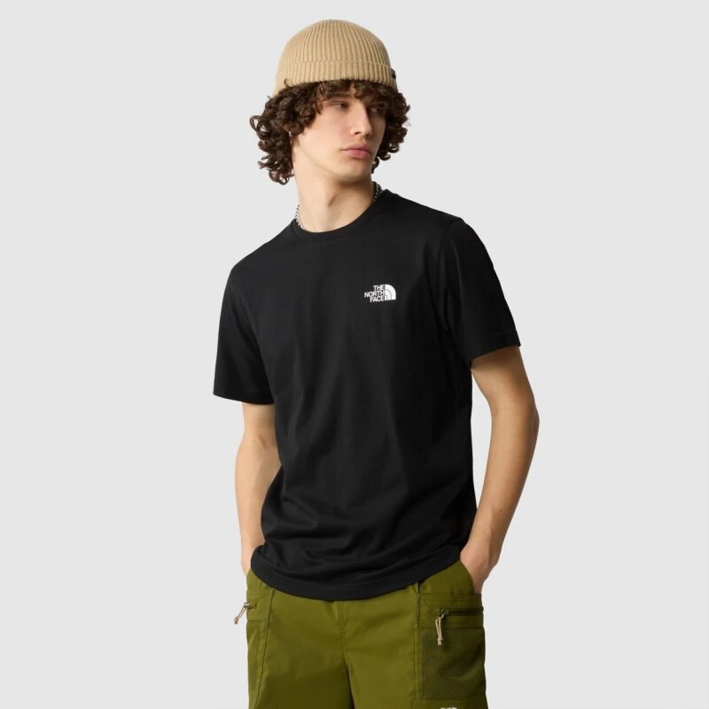 The North Face M S/S SIMPLE DOME TEE SİYAH Erkek Tshirt - 1