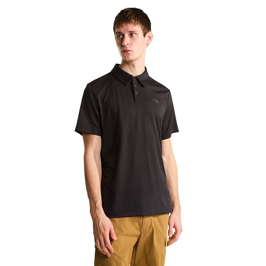 The North Face M TANKEN POLO - EU SİYAH Erkek Polo Tshirt - 1