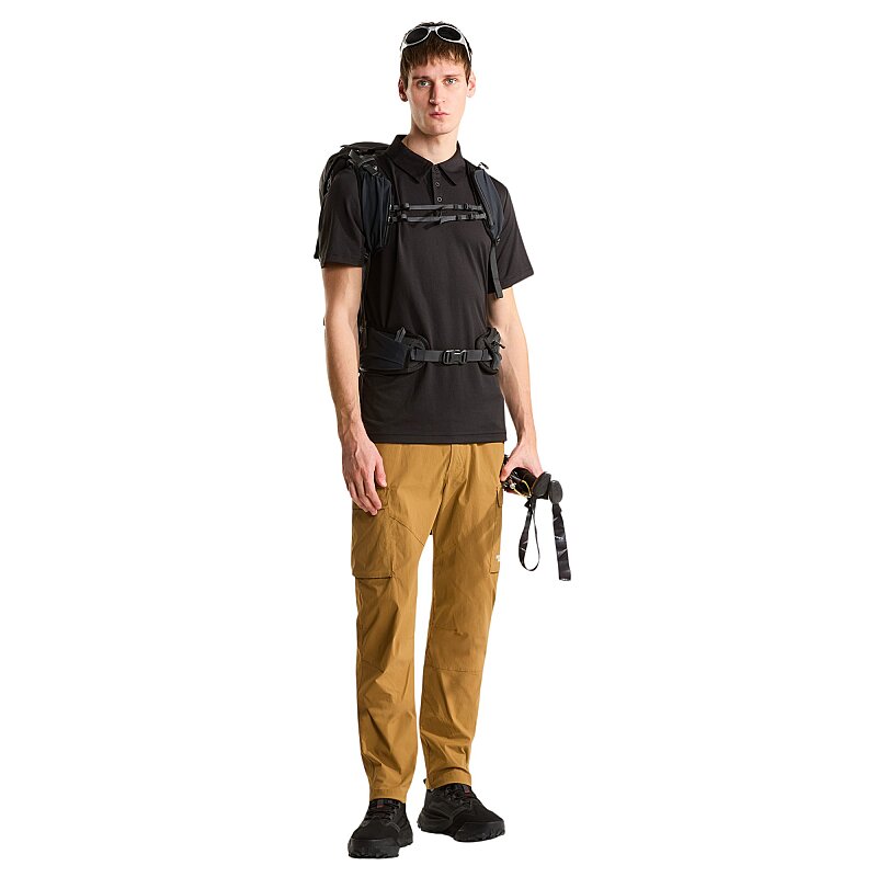 The North Face M TANKEN POLO - EU SİYAH Erkek Polo Tshirt - 4