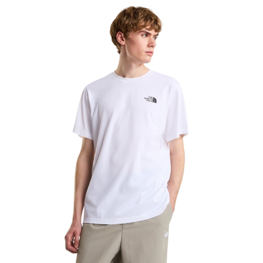 The North Face M Vertical Regular Short Sleeve Tee-Grap Erkek Tshirt - 1
