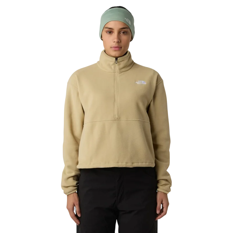 The North Face W Glacier Fleece 1/2 Zip Short Bej Kadın Polar - 2