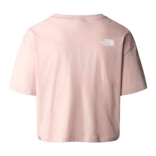 The North Face W S/S CROPPED EASY TEE Pembe Kadın Tshirt - 2