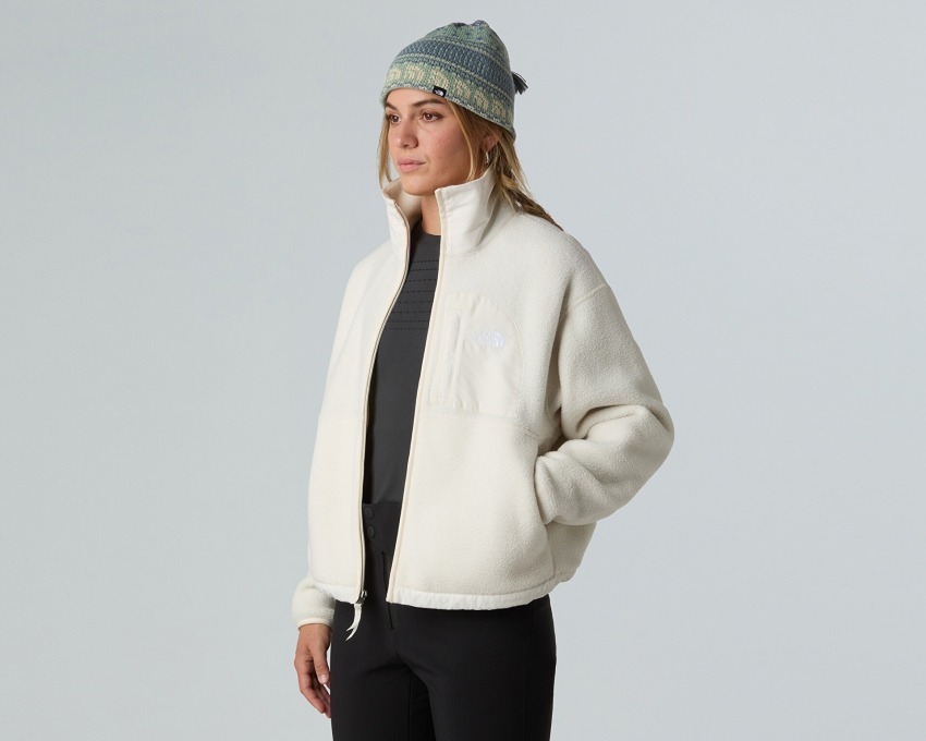 The North Face Yumiori Off Peak Full Zip Beyaz Kadın Polar - 3