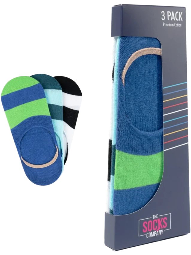 The Socks 3 Çift Desenli Babet (149P) Renkli Erkek Çorap - 1