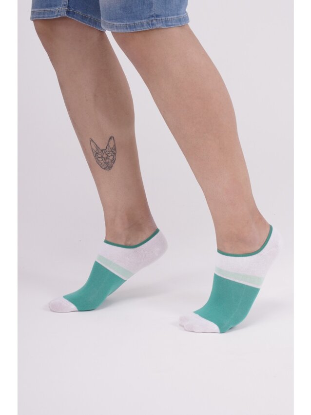 The Socks 3 Çift Desenli Görünmez (151P) Renkli Erkek Çorap - 5