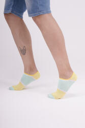 The Socks 3 Çift Desenli Erkek Görünmez Çorap (152P) Renkli Erkek Çorap - 4