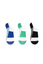 The Socks 3 Çift Desenli Erkek Patik Çorap (156P) Renkli Erkek Çorap - 1
