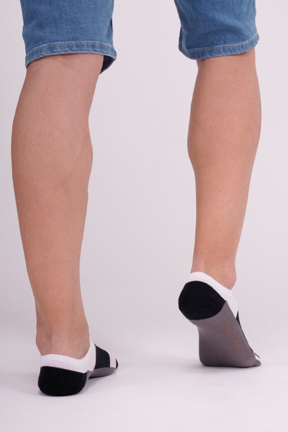 The Socks 3 Çift Desenli Patik (156P) Renkli Erkek Çorap - 4