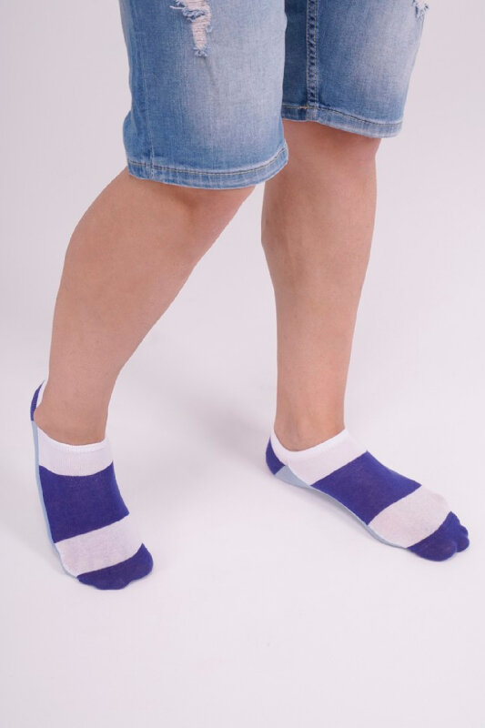 The Socks 3 Çift Desenli Patik (156P) Renkli Erkek Çorap - 5