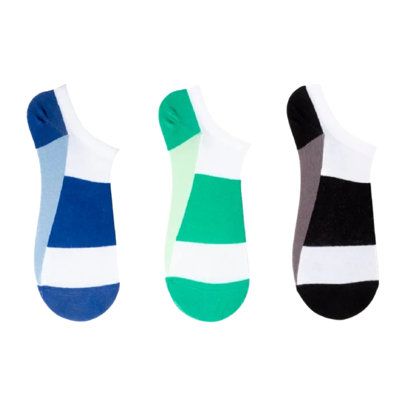 The Socks 3 Çift Desenli Patik (156P) Renkli Erkek Çorap - 1