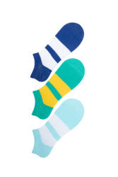 The Socks 3 Çift Desenli Erkek Patik Çorap (157P) Renkli Erkek Çorap - 5